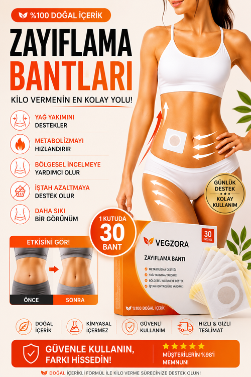 Vegzora Zayıflama Bandı 30'lu
