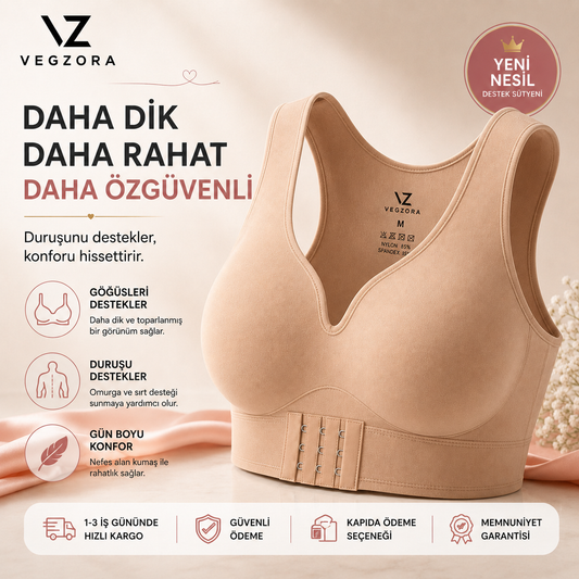 Vegzora Dik Duruş Destekleyici Toparlayıcı Sütyen